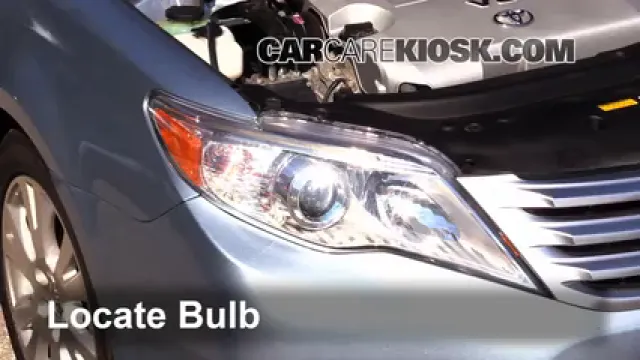 2011 Toyota Avalon 3.5L V6 Luces Luz de carretera (reemplazar foco) 